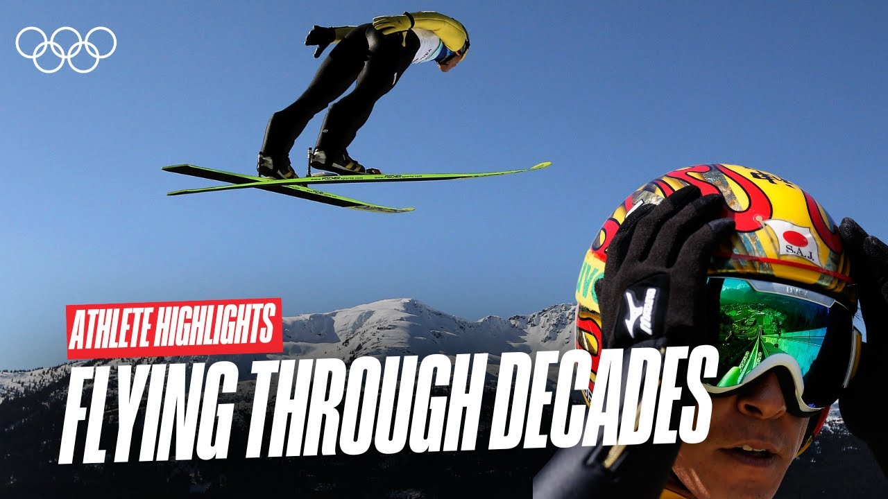 Noriaki Kasai: Eight Olympic Appearances  🇯🇵🎿 | Athlete Highlights