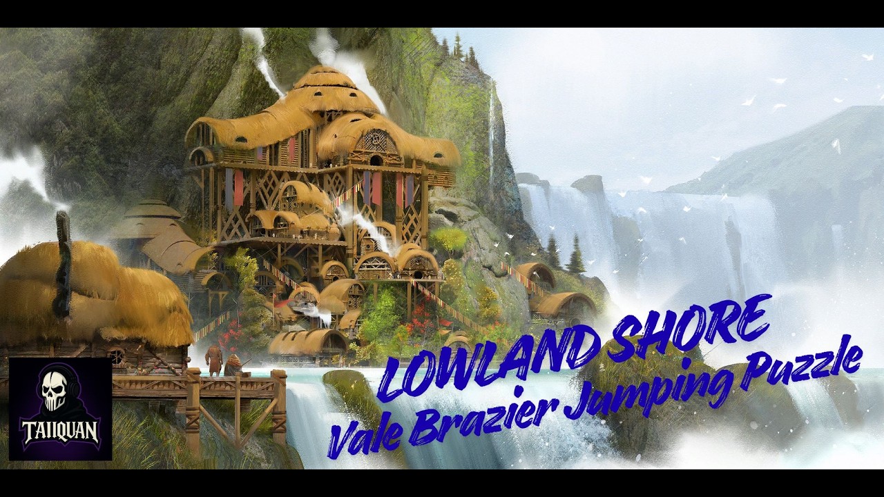 Vale Brazier Jumping Puzzle. Don't touch the water (GW2). Janthir (2/4)