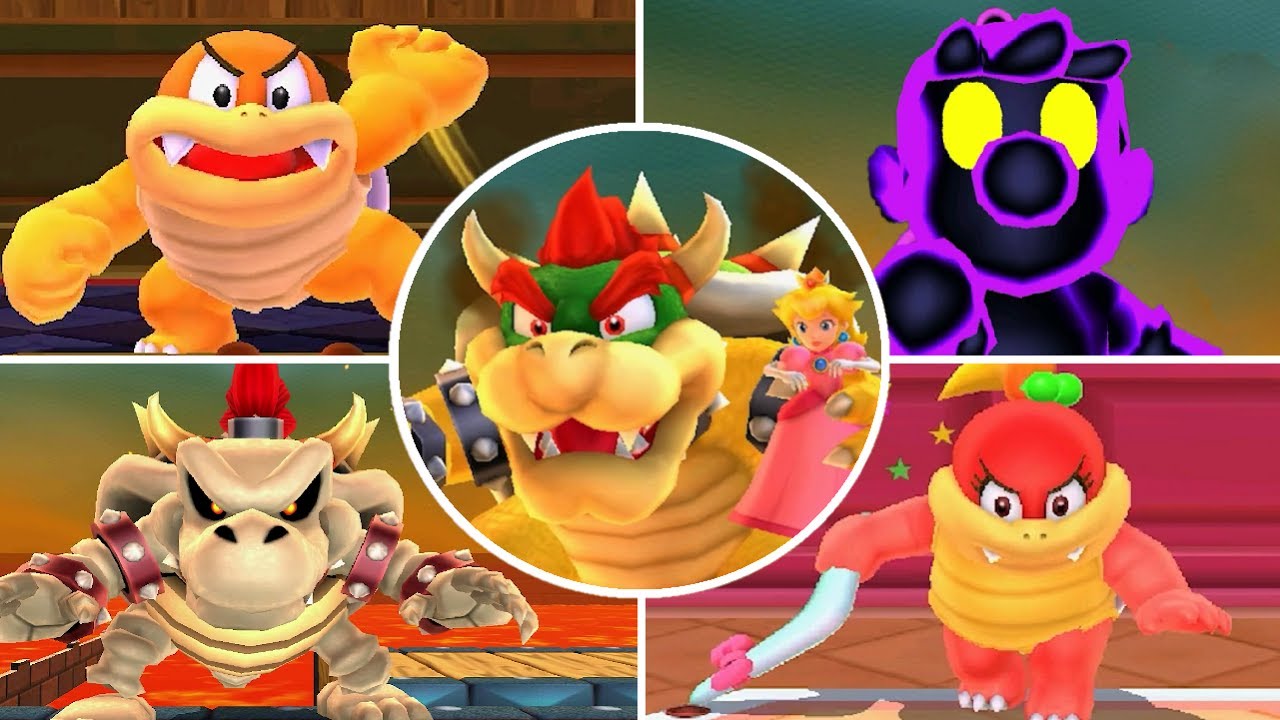 Super Mario 3D Land  - All Bosses