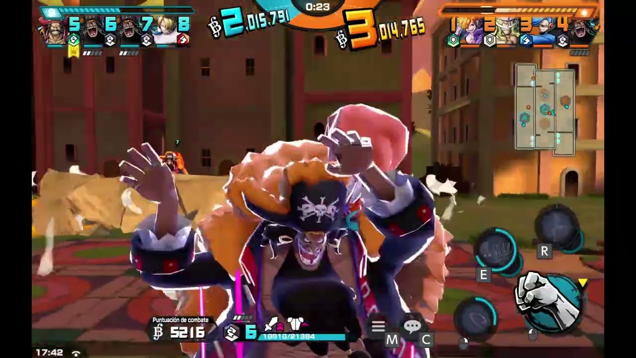 Ya el luffy no aguanta nada a la par del panzon