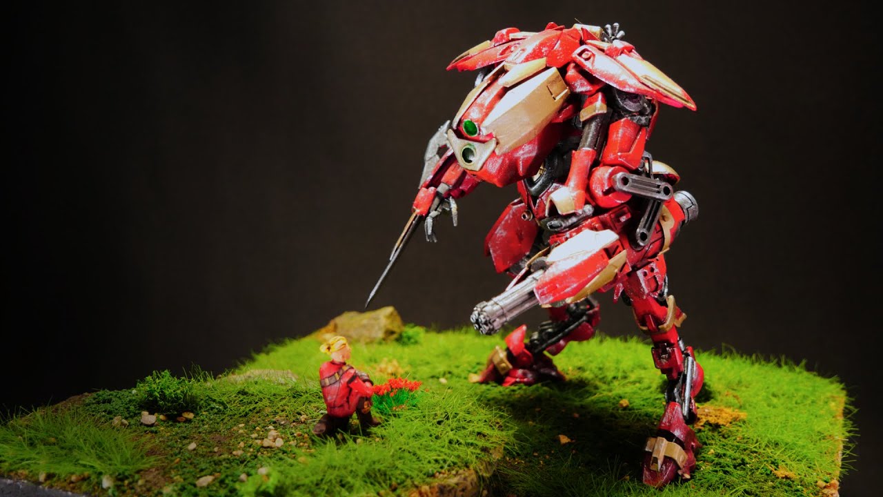 Watch me kitbash my very first mech from scratch | Aethercall: Episode 4 Diorama