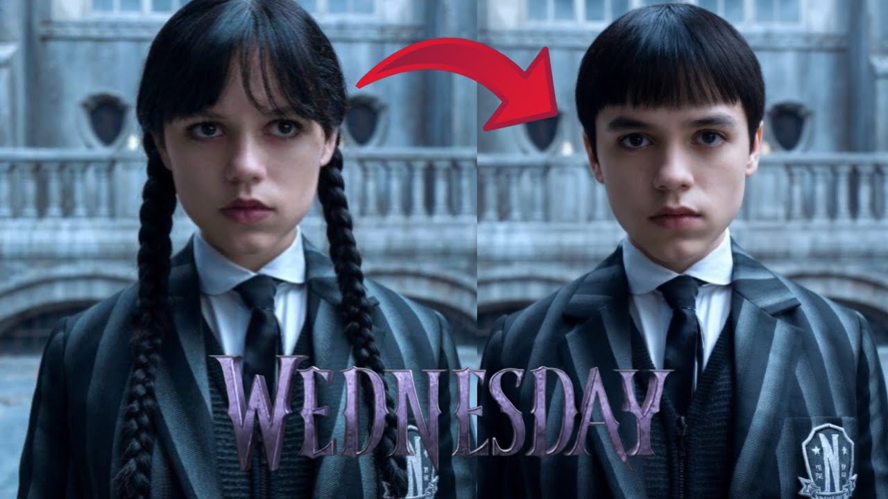 🖤 Wednesday Characters Swapped Genders – Wednesday, Enid & Tyler Reimagined