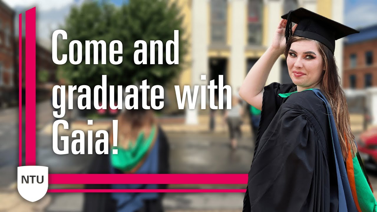 Graduate with Gaia from Nottingham Trent University