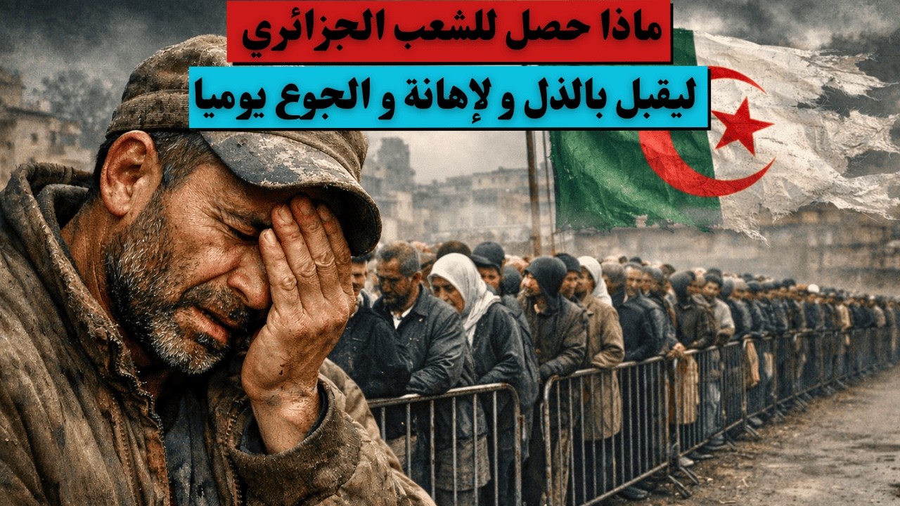 ماذا حصل للشعب الجزائري ليقبل بالذل و لإهانة و الجوع يوميا