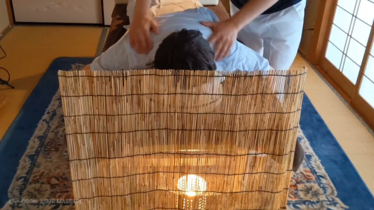 ASMR さする音で眠くなるマッサージ|Massage that makes you sleepy with a rustling sound