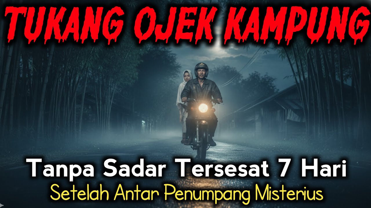 Tukang Ojek yang Mengantar Penumpang Misterius ke Desa Gaib  - cerita misteri kisah nyata