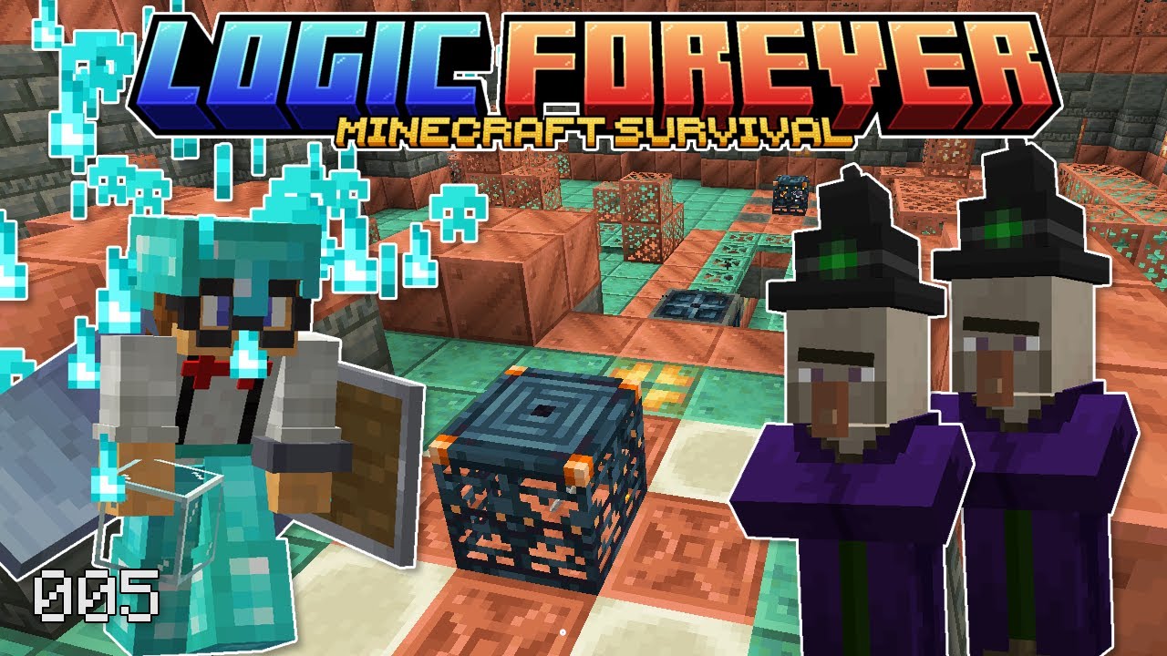 Испытания фермы «Ведьма-квадроцикл» — Logic Forever: Эпизод №5 — Minecraft 1.21: играем в режим в...