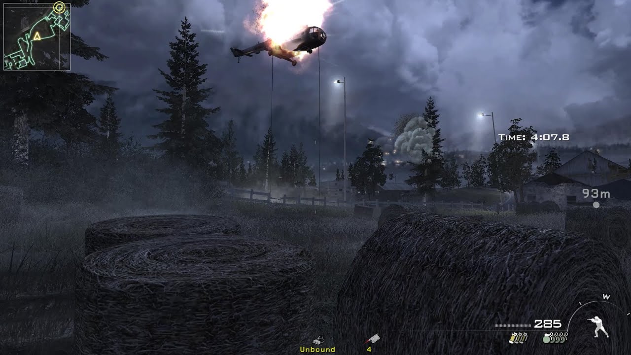 MW2 Spec Ops - Overwatch (Veteran) - Both POVs, AC130 and Ground, ft. Dense