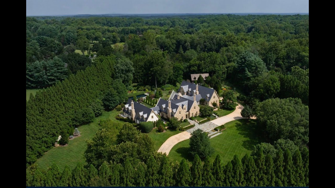 $16M English-Inspired Manor in Great Falls , VA set on 5 Acres | TTR Sotheby's International Realty