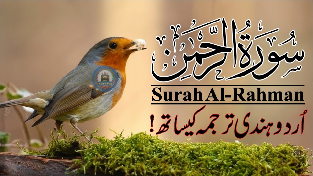 Surah Rahman With Urdu Hindi Translation ( Tarjuma ) By Qari Abdul Basit | Ep 01 quran for sleep