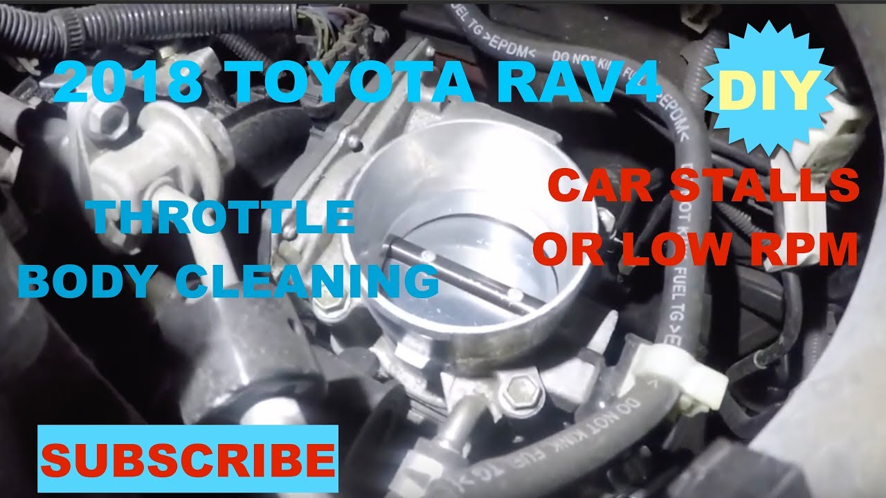2018 Toyota Rav4 throttle body cleaning stalls at red light or stop sign