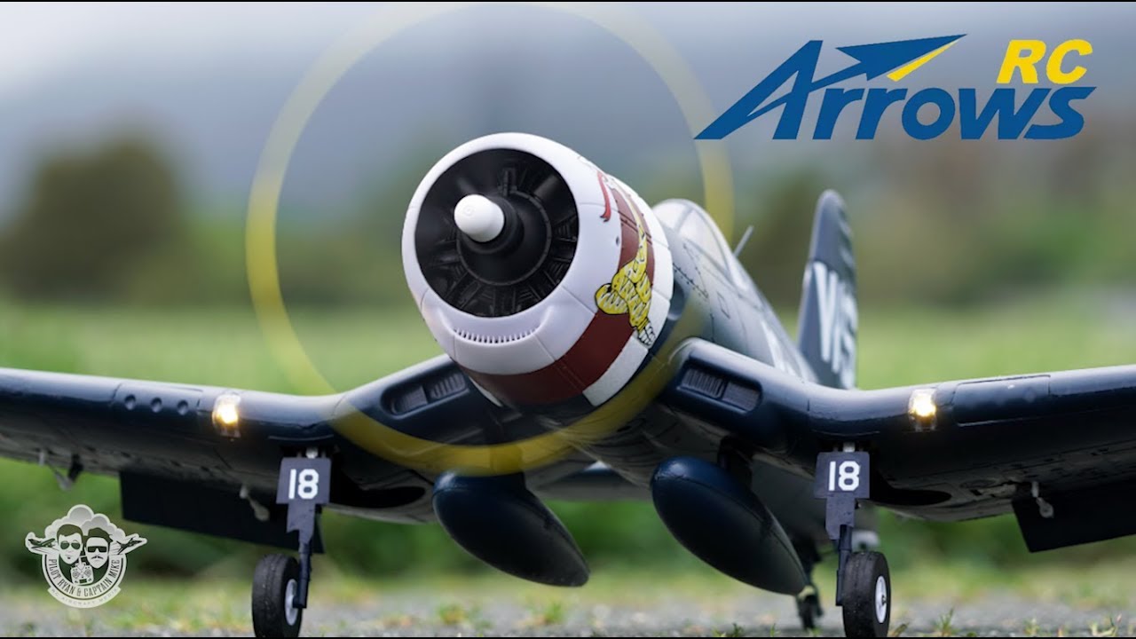 Arrows RC F4U Corsair 1100mm  Flight Review