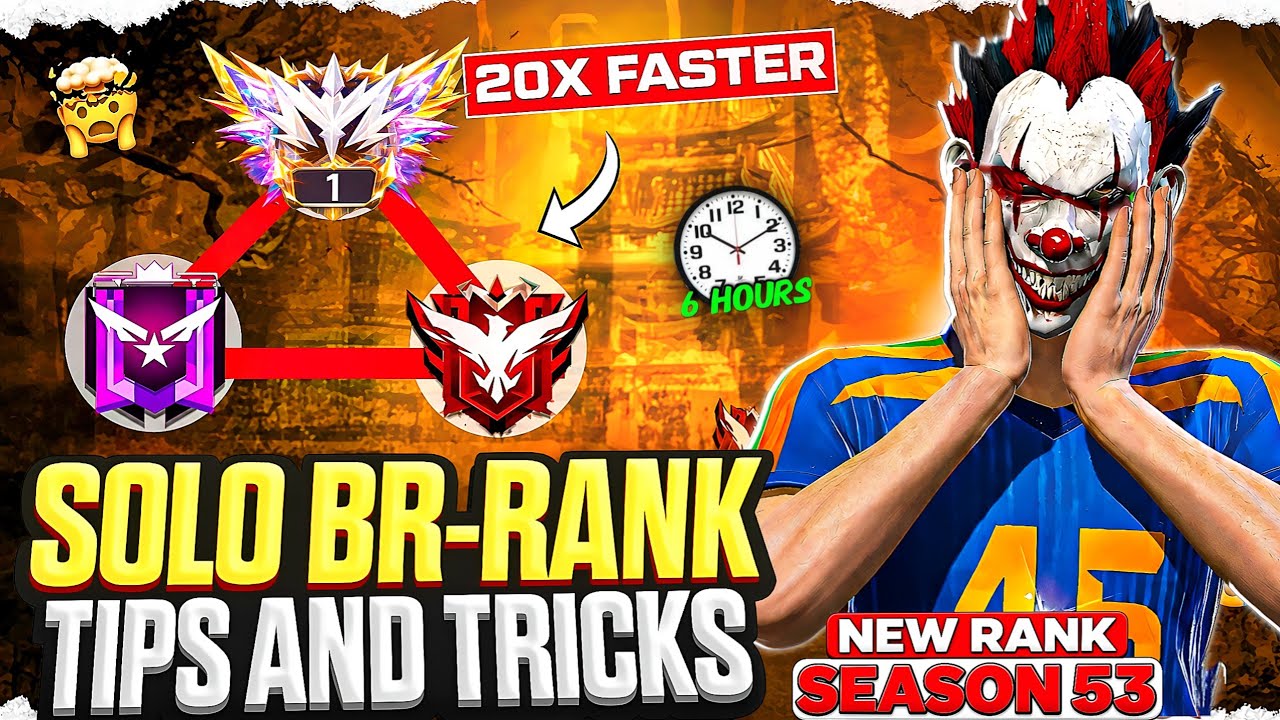 (New Season) Solo Rank Push Secret Grandmaster Strategy | Win Every Solo Match Tips And Tricks 
