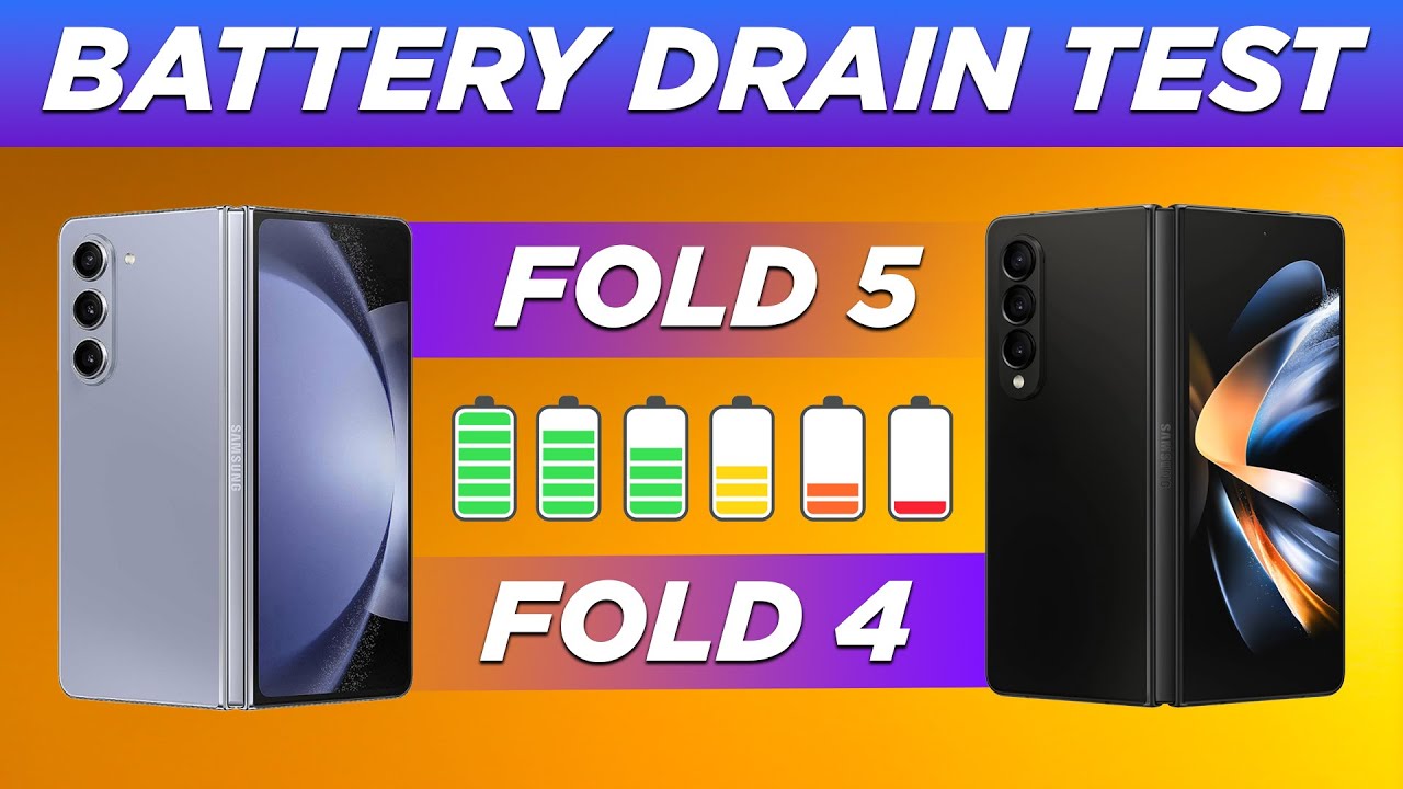 Galaxy Z Fold 5 vs Galaxy Z Fold 4 | Battery test, Display test, Benchmarks, Performance, Gaming 🔋🪫