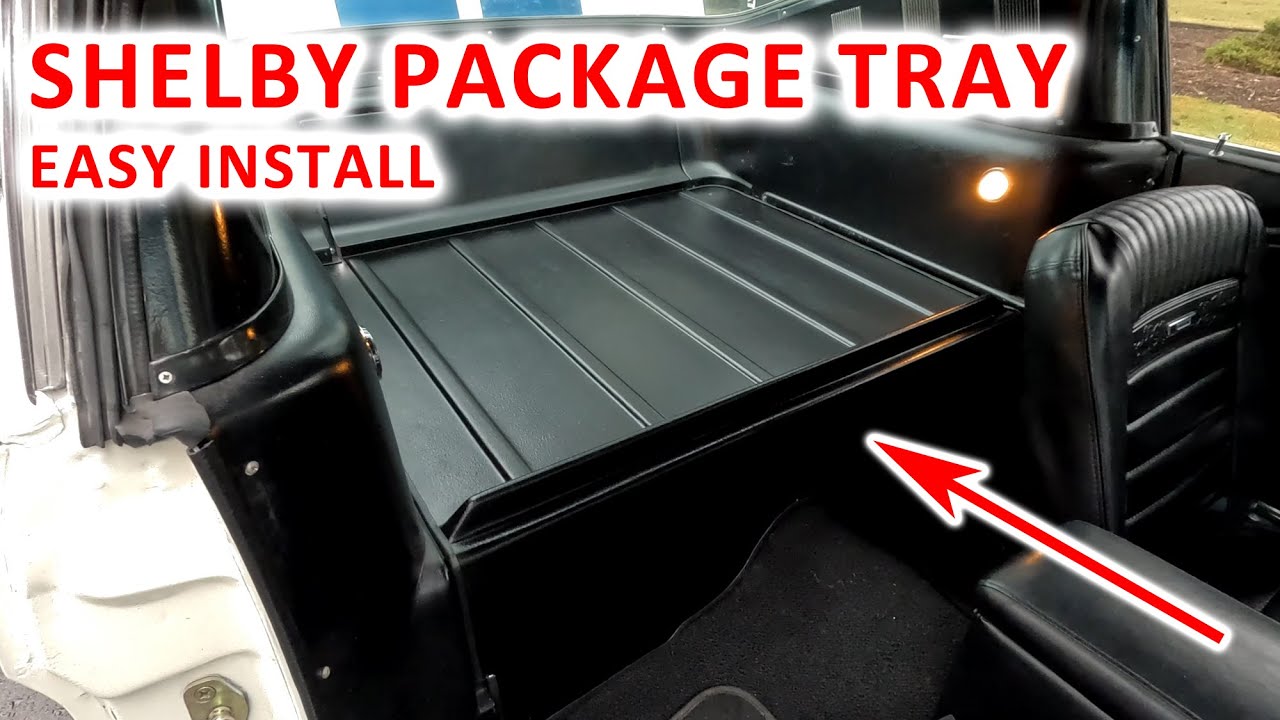 How to install the Shelby Package Tray