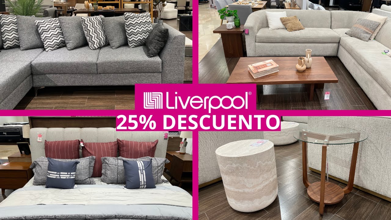 HERMOSOS MUEBLES CON DESCUENTO EN LIVERPOOL