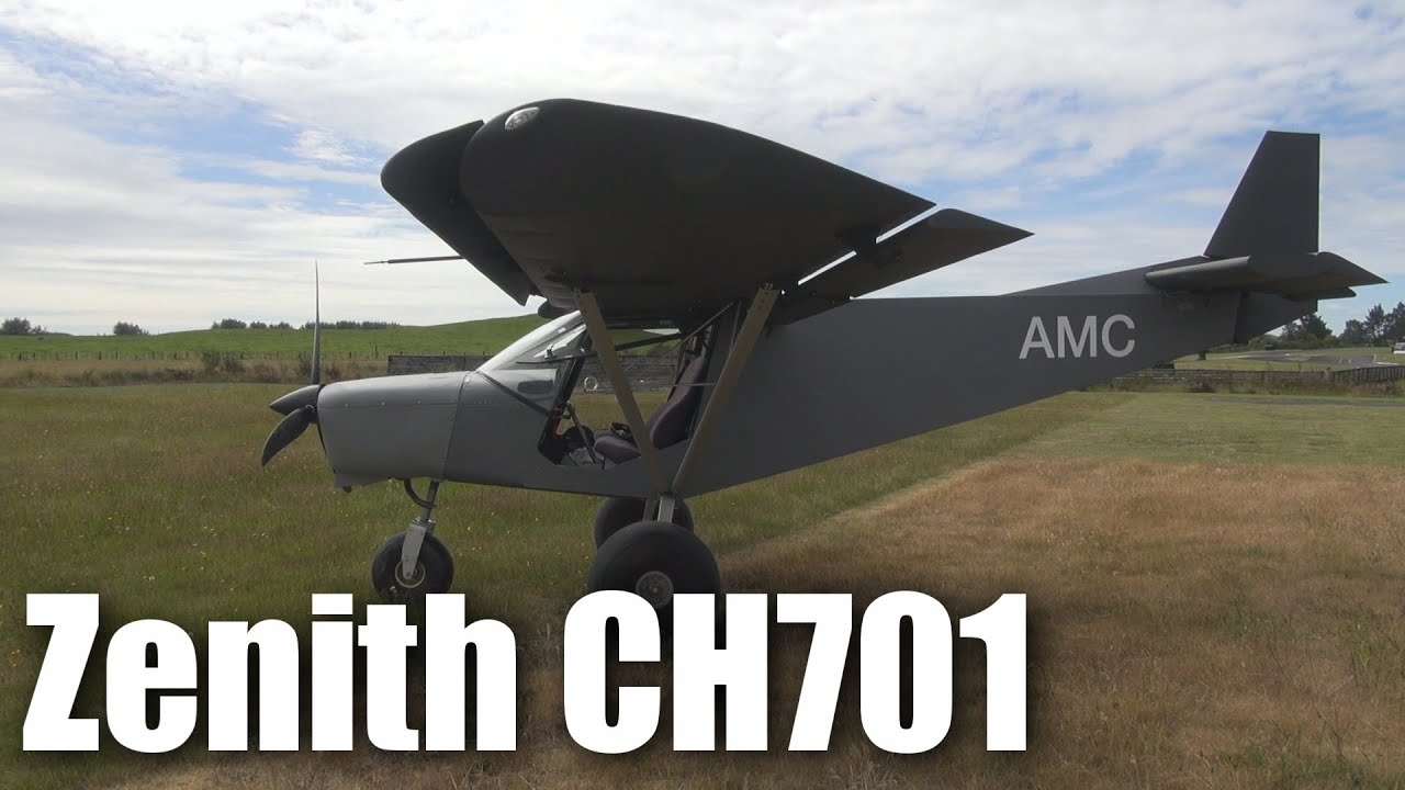 Zenith CH701 STOL plane visits NZTO (Tokoroa)