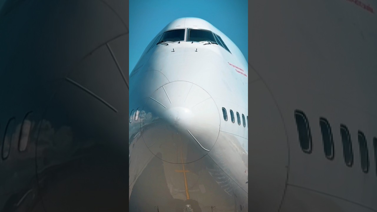 Боинг 747 авиакомпании &laquo;Россия&raquo; в Сочи #boeing747 #b744 #Самолет #Jumbo #Boeing747Rossiya #авиация
