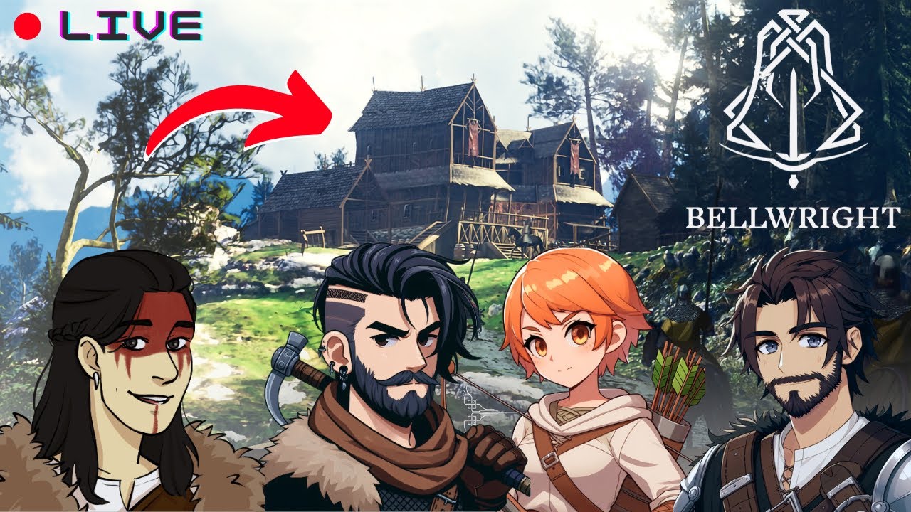 🔴 BELLWRIGHT 4 PLAYER CO-OP! ⚔️ Race to Village Hall! 🏛️ Ep.3