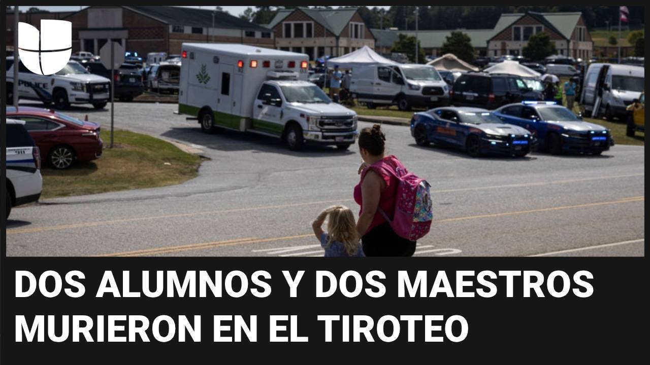 Los momentos de terror que se vivieron en una escuela secundaria de Georgia tras un tiroteo