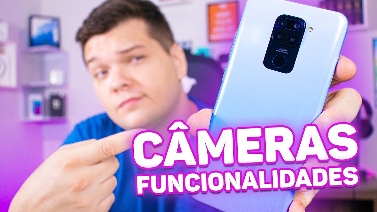 Redmi Note 9 e suas C&Acirc;MERAS! Funcionalidades!