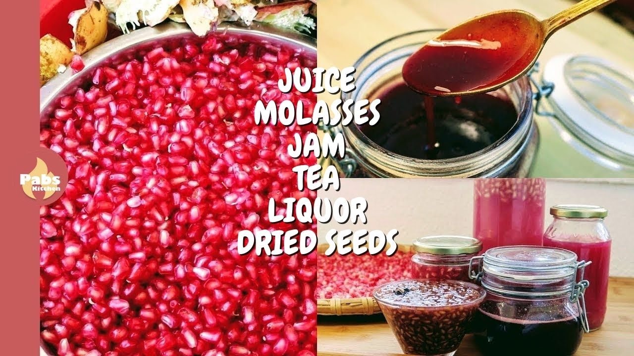 Pomegranate Magic: Crafting 6 Delicious Creations from Juice to Liqueur! - Pabs Kitchen