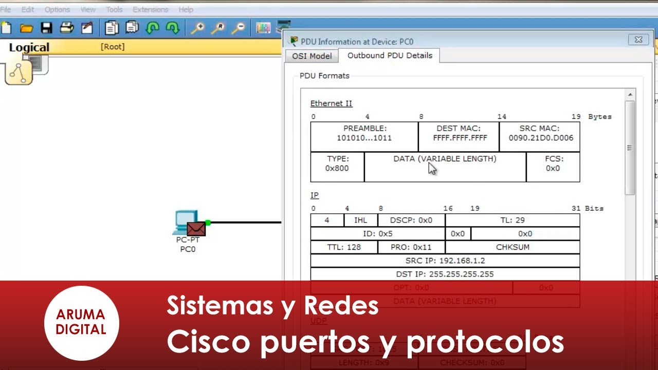 Informatica Redes 005 Cisco Ccna Puertos y protocolos de aplicacion