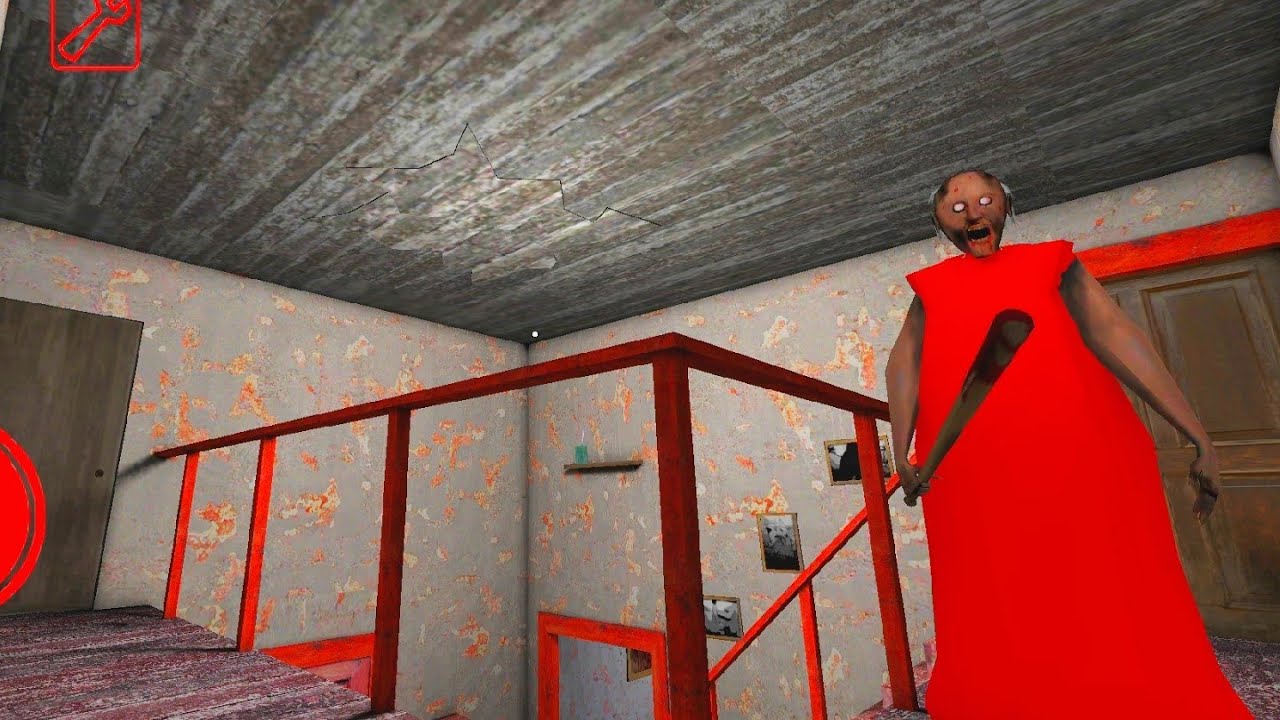 Granny Game Escape Gameplay | Granny Red House Mod Ep02 