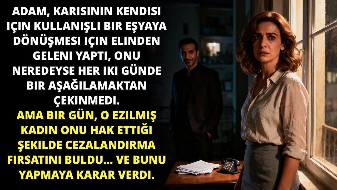 Yıllarca onu aşağıladı — ta ki bir gün, kadının kendi elleriyle yarattığı cehennemde uyanana kadar
