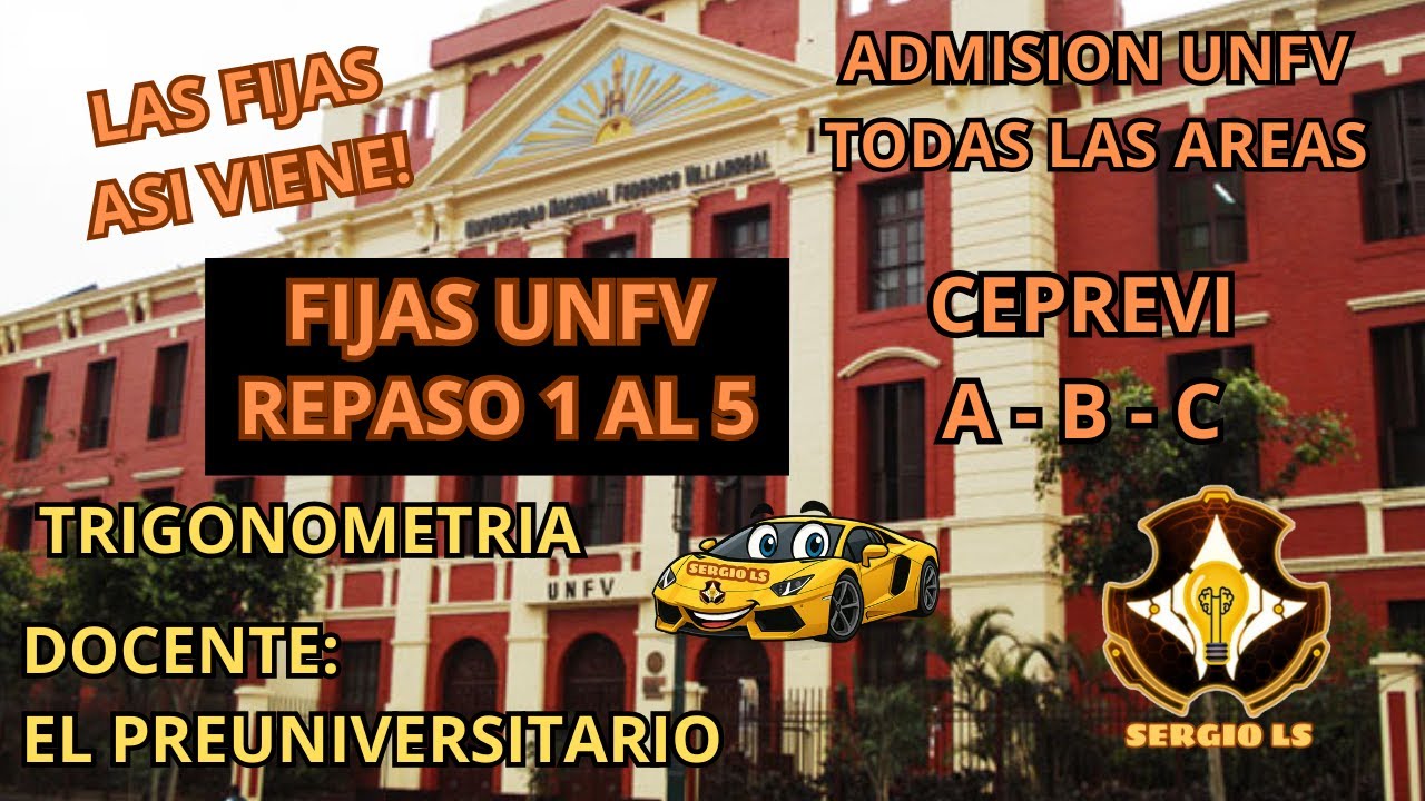 🔴 EN VIVO - TRIGONOMETRIA - REPASO UNIDADES 1 AL 5 VILLARREAL
