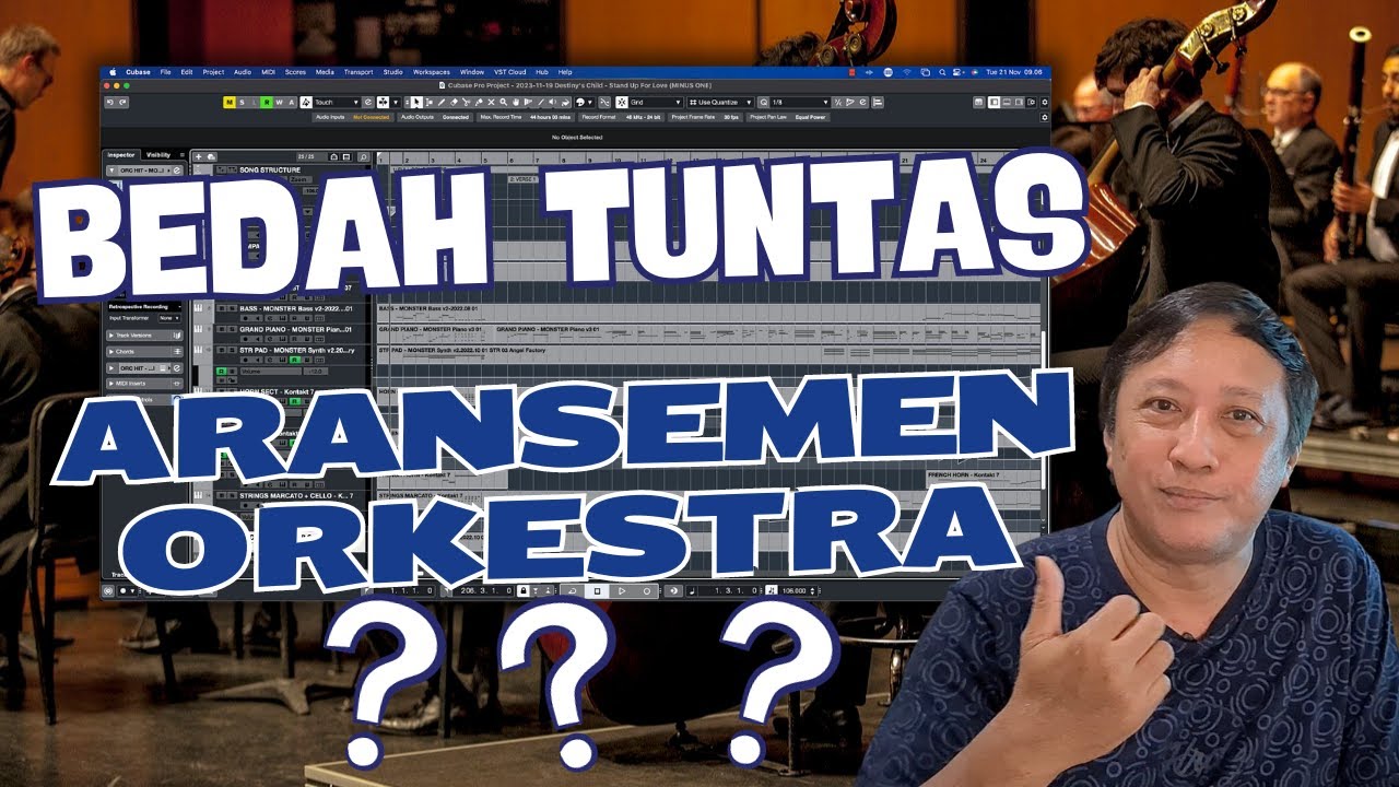 Cara Bikin Aransemen Musik Orkestra yang Megah | TEORI, TEKNIK, VST & TIPS di CUBASE PRO !