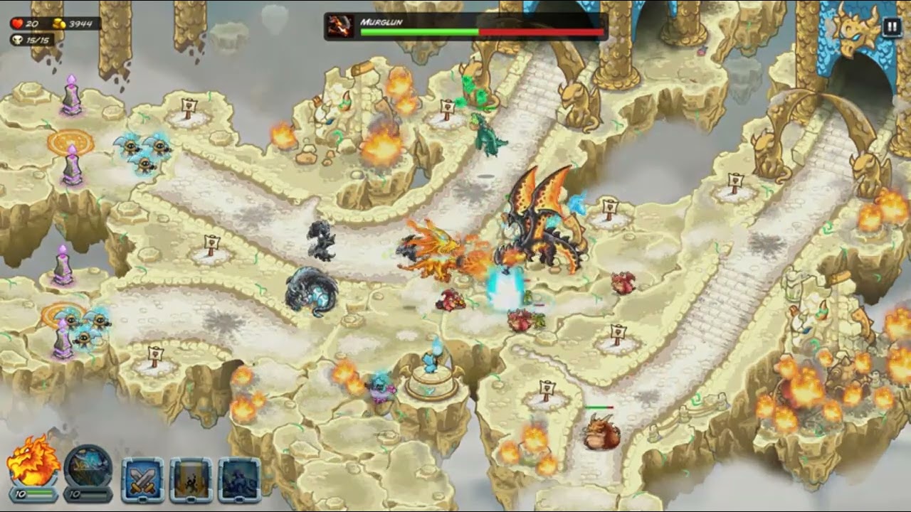 KINGDOM RUSH ALLIANCE: DRAGON WARS CAMPAIGN BATTLE MUSIC 1