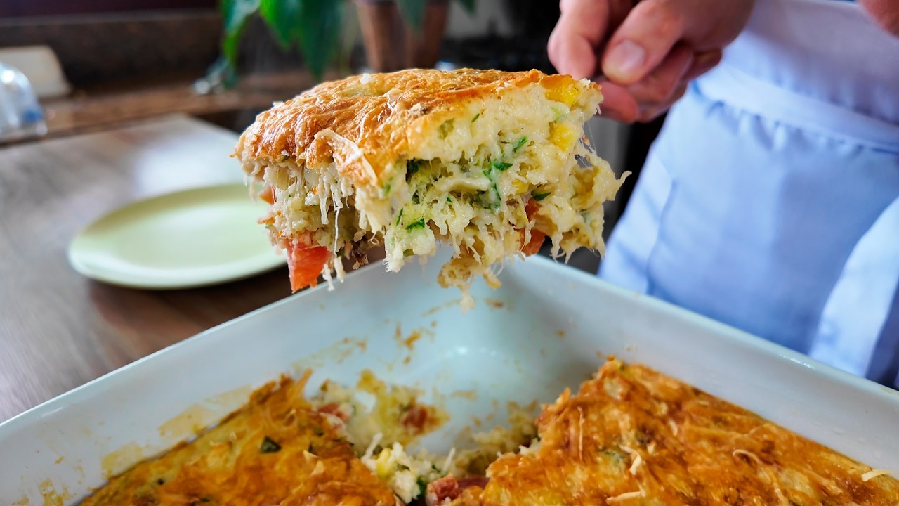 Sobrou arroz cozido? NÃO DESPERDICE! Transforme em uma receita simples e fácil!