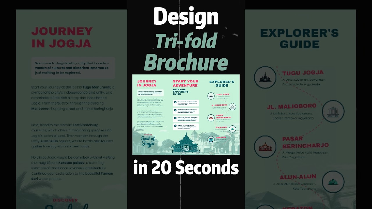 🤯I made a trifold brochure in 20 seconds with AI#design #graphicdesign #VeesoAi #brochuredesign #AI