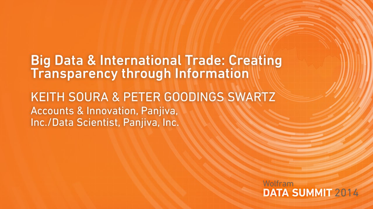 Big Data & International Trade: Creating Transparency through Information