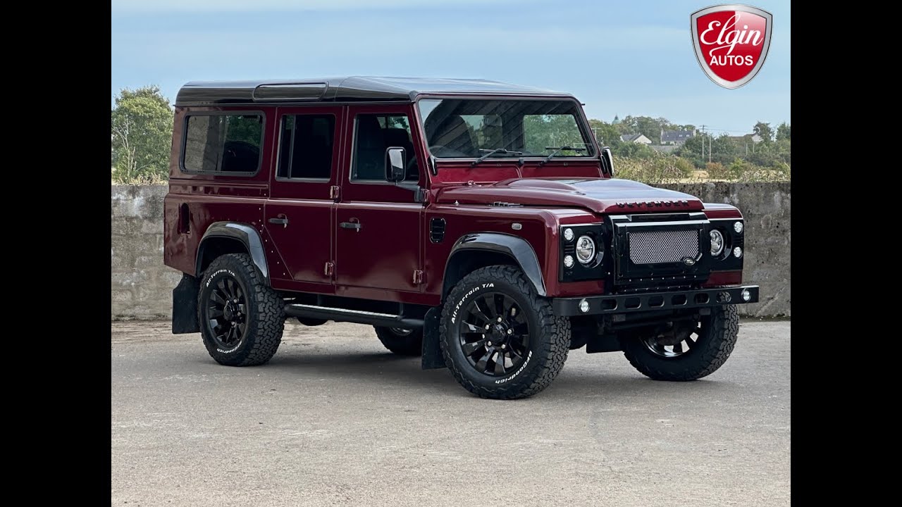 2016 Land Rover Defender 110 Landmark Station Wagon - Montalcino Red 18” Alloys - Walkround Video