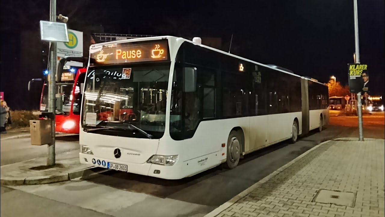 Mitfahrt: Omnibos gp Mercedes Benz Citaro O530 Facelift G Wagennummer 01 SEV S2 Nach Filderstadt