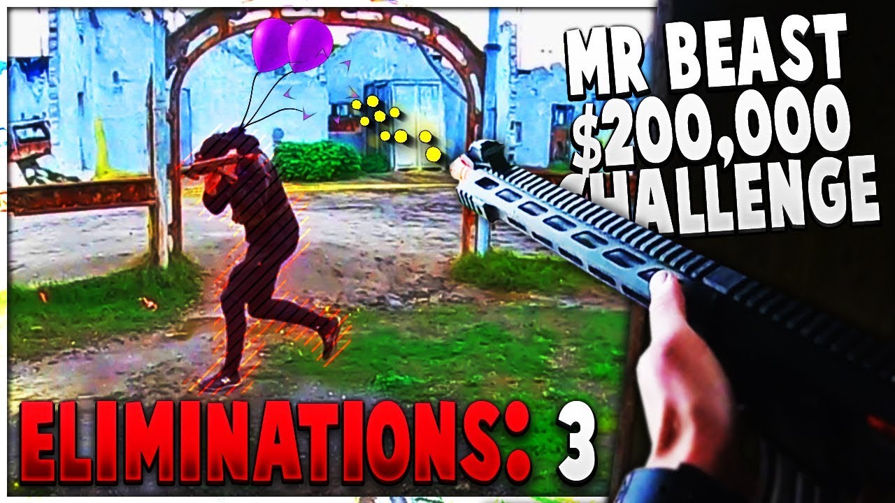 BEST VIEW In MrBeast $200,000 Airsoft Battle Royale