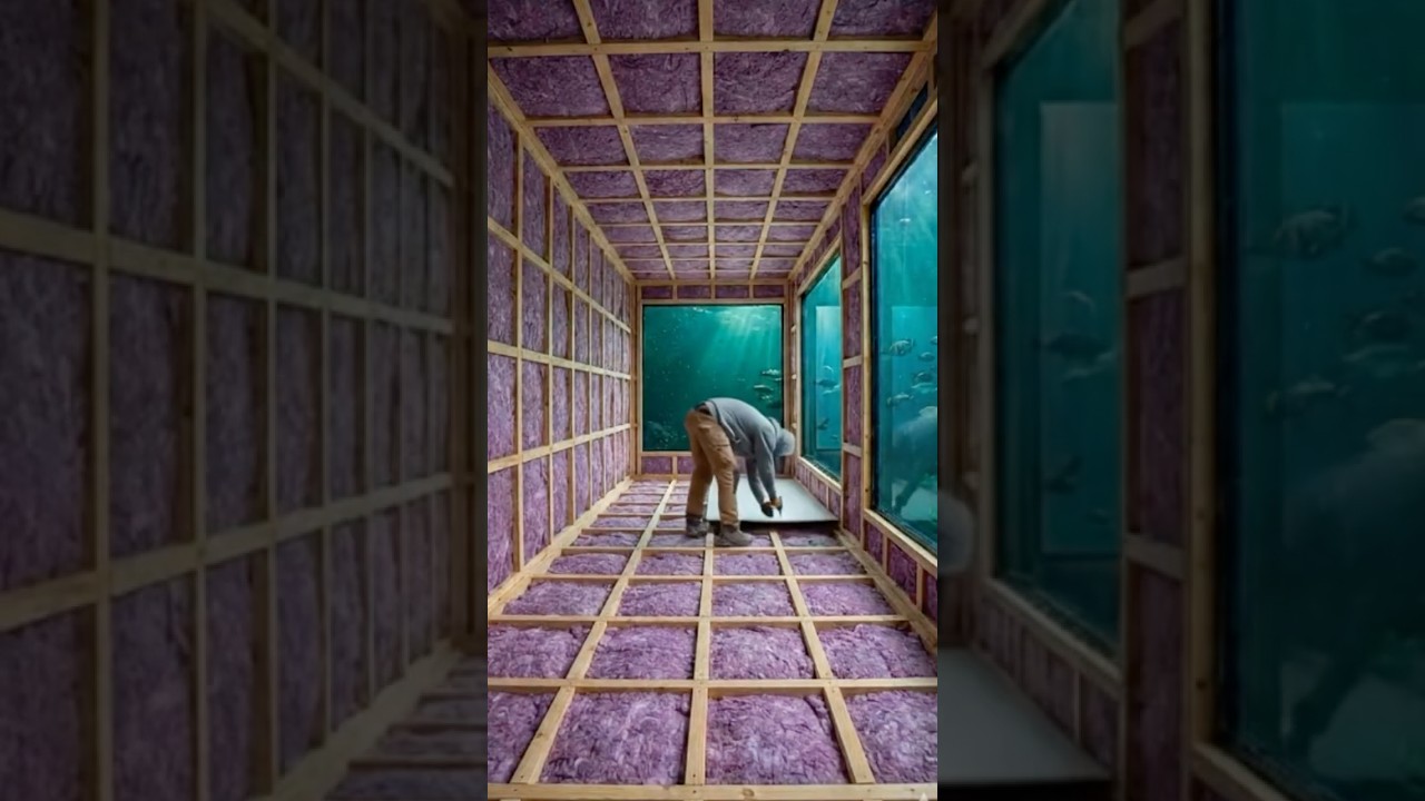 I Built a Secret Underwater Container Room