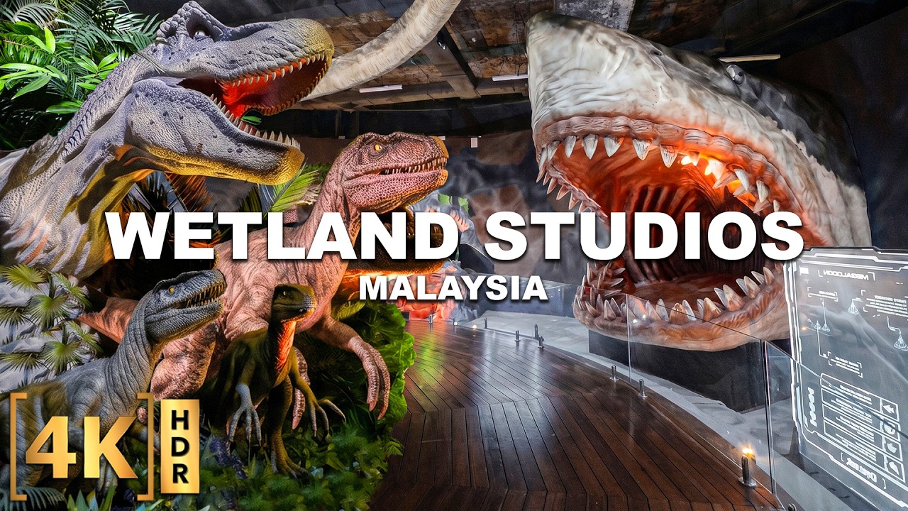 DINOSAURS, Sea Monsters, and More at WETLAND STUDIOS, Malaysia! Full Tour | Kuala Lumpur | Putrajaya