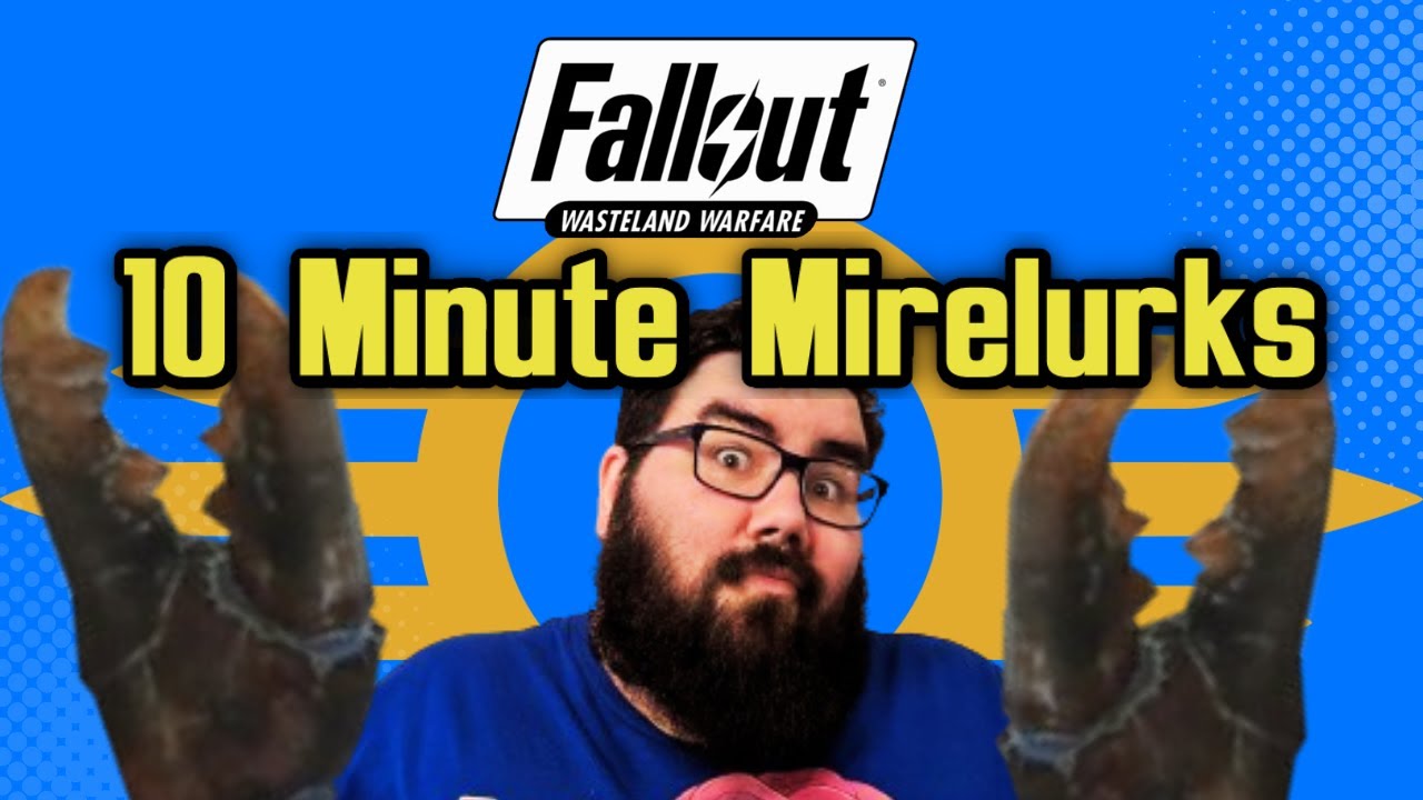 Fallout: Wasteland Warfare | Ten Minute Mirelurks #minipainting  #falloutwastelandwarfare