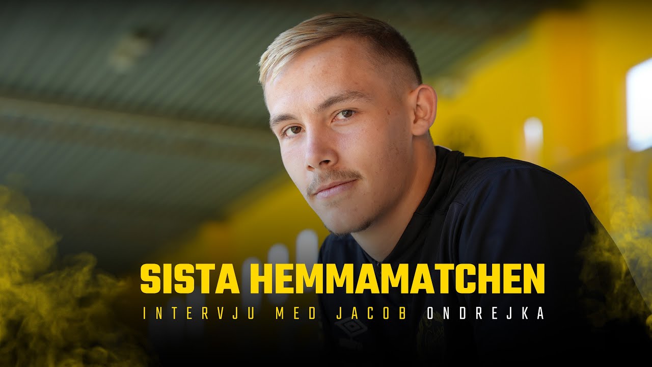 Inför Jacob Ondrejkas sista hemmamatch