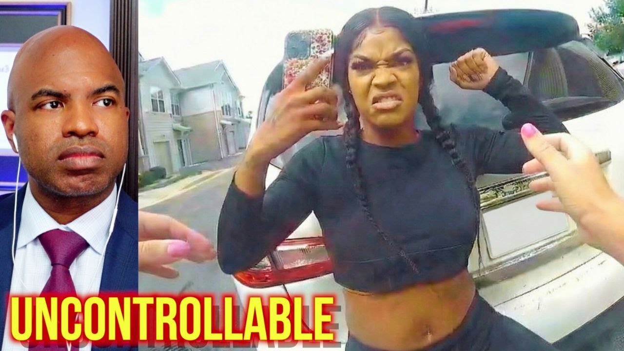 Attorney REACTS: Woman Tries Outsmarting Cop & Fails Miserably, So She Fights Instead.