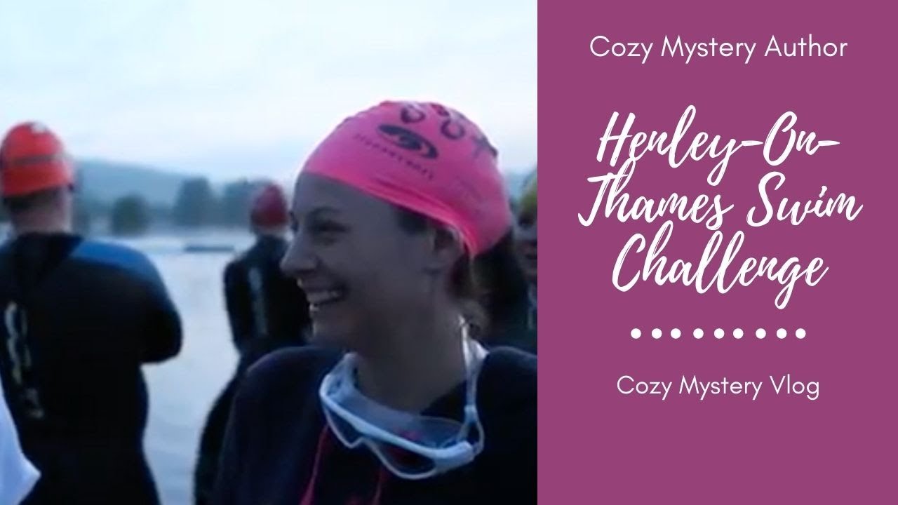 COZY MYSTERY AUTHOR VLOG | Sarah Jane Weldon | Henley Swim Challenge
