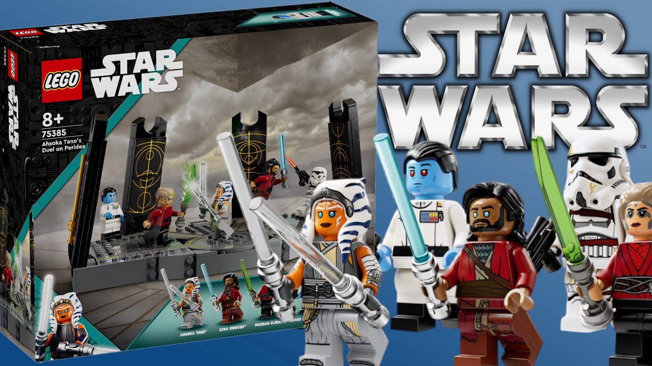 Обзор на набор LEGO STAR WARS 75385 Дуэль Асоки Тано на Перидее