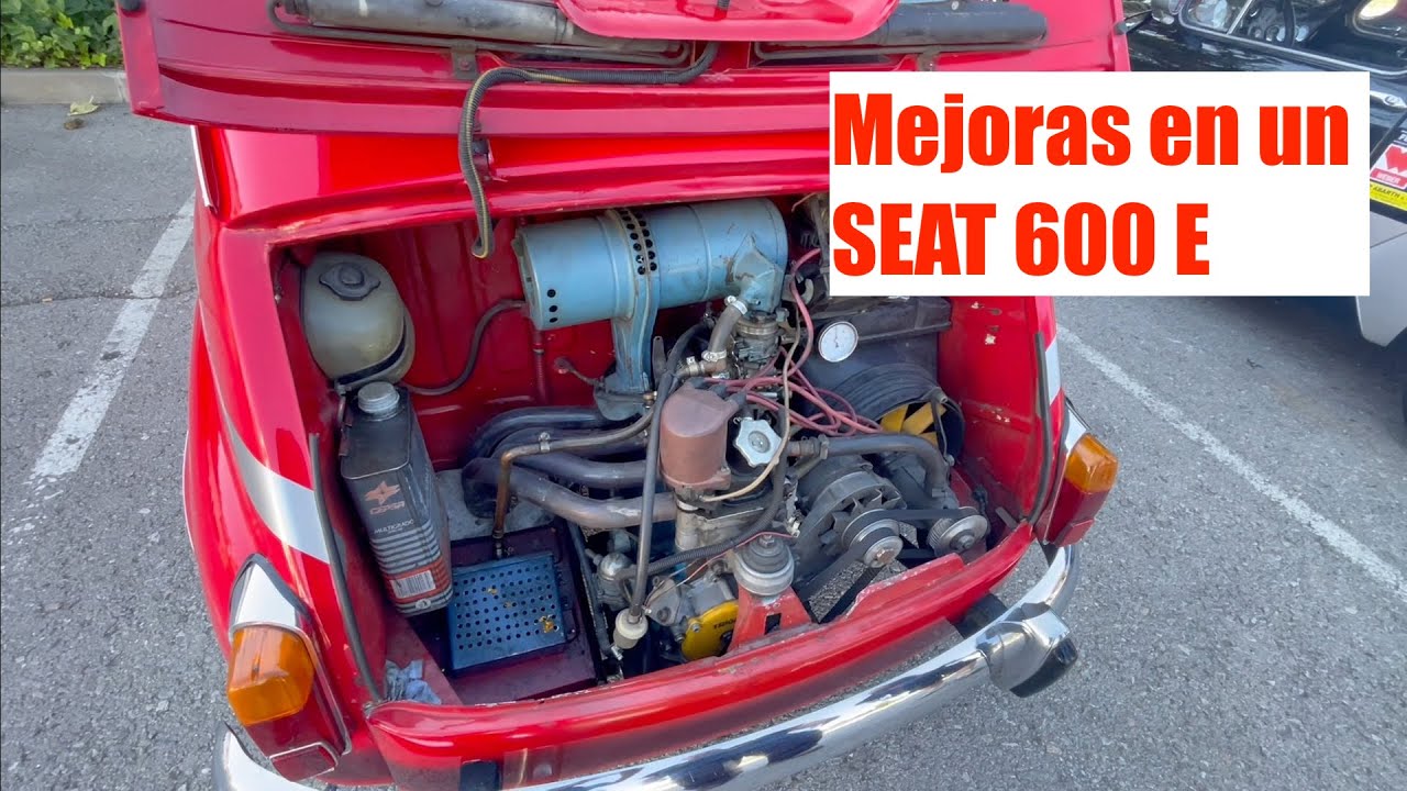 Mejoras en un SEAT 600 E por Vicente mecánico de la antigua escuela