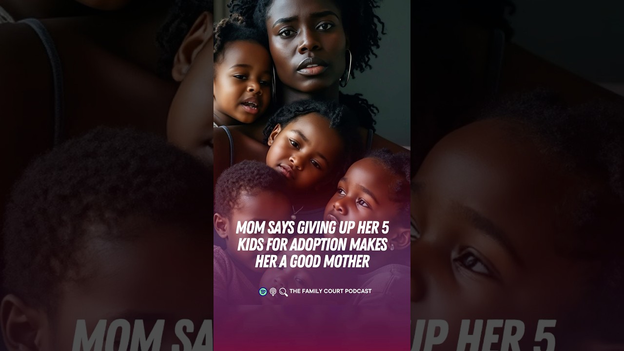 Mom says giving up her five kids for adoption makes her a good #mother. 🤔 #parenting