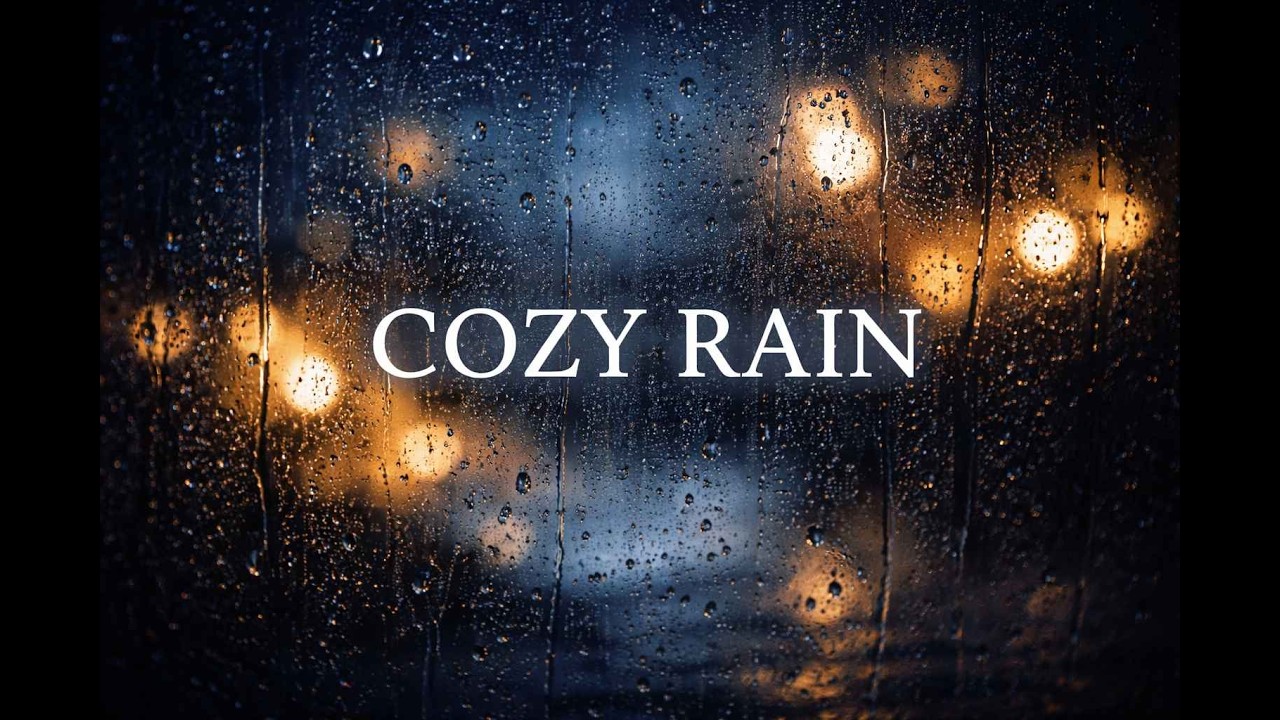 Rain on Window at Night 🌧️ | Cozy Sleep Sounds | Aura Stillness