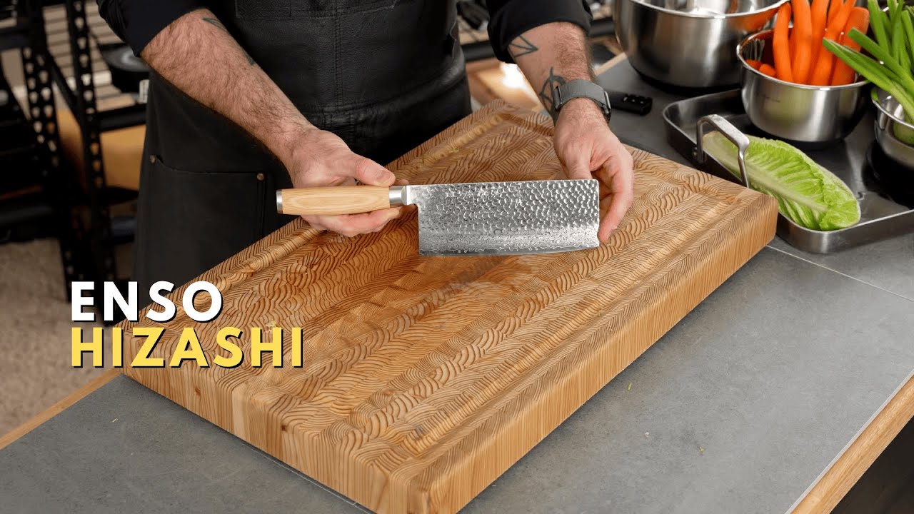 Подготовка к игре в китайский тесак | Китайский тесак Enso Hizashi VG10