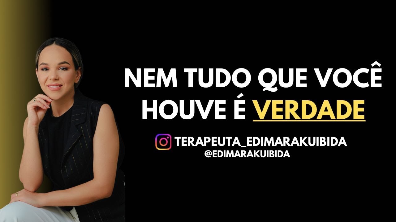Aprender a questionar o que sente é um passo gigante para a sua saúde emocional[Edimara Kuibida] 